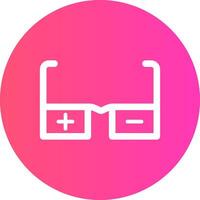 Glasses Prescription Creative Icon Design vector