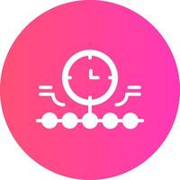 Circular Bending Process Creative Icon Design vector
