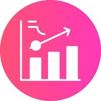 Clustered Bar Creative Icon Design vector