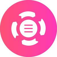 Circle Arrow Process Creative Icon Design vector