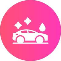 Car Wash Creative Icon Design vector