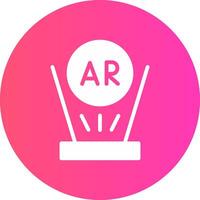 Augmented Reality Creative Icon Design vector