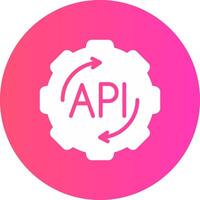 API Creative Icon Design vector