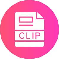 CLIP Creative Icon Design vector