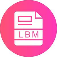 LBM Creative Icon Design vector