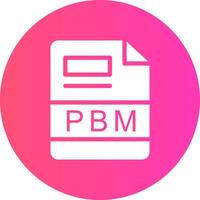 PBM Creative Icon Design vector