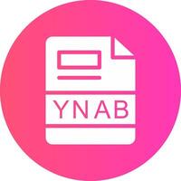 ynab creativo icono diseño vector