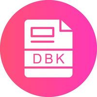 dbk creativo icono diseño vector