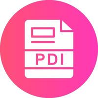 PDI Creative Icon Design vector