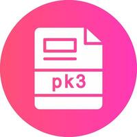 pk3 Creative Icon Design vector