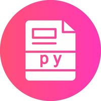 py Creative Icon Design vector