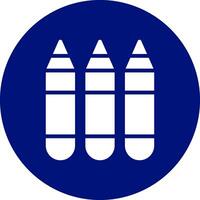 Crayons Creative Icon Design vector