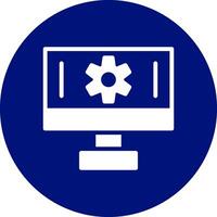 Setting Creative Icon Design vector