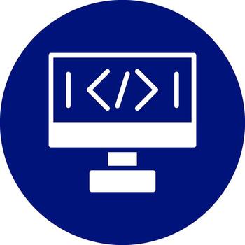 Coding Creative Icon Design vector