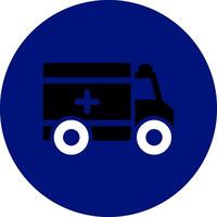 Ambulance Creative Icon Design vector