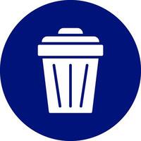 Trash Can Creative Icon Design vector