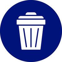 Trash Can Creative Icon Design vector