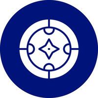 Compass Creative Icon Design vector