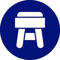 Stool Creative Icon Design vector