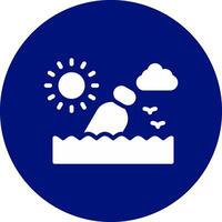 Message In A Bottle Creative Icon Design vector