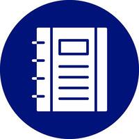 Notebook Creative Icon Design vector