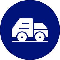 Garbage Truck Creative Icon Design vector