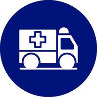Ambulance Creative Icon Design vector