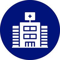 diseño de icono creativo de hospital vector