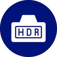 Hdr Creative Icon Design vector