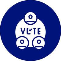 diseño de icono creativo de elecciones vector