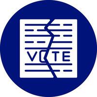 Ballot Creative Icon Design vector