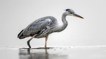 AI generated View of a Beautiful Heron Bird photo