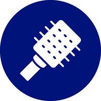 Hair Brush Creative Icon Design vector