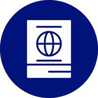 Passport Creative Icon Design vector