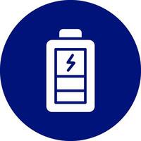 Charging Battery Creative Icon Design vector