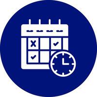 Schedule Creative Icon Design vector