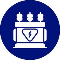 Power Transformer Creative Icon Design vector