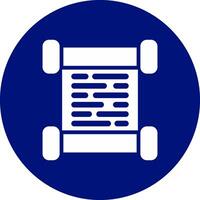Scroll Creative Icon Design vector