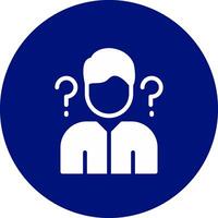 Uncertainty Creative Icon Design vector