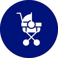 Stroller Creative Icon Design vector