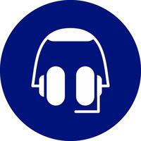 Headphones Creative Icon Design vector