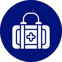 First Aid Kit Creative Icon Design vector