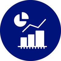Statistical Analysis Creative Icon Design vector