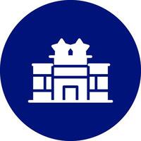 Hotel Building Creative Icon Design vector