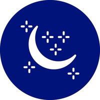 New Moon Creative Icon Design vector