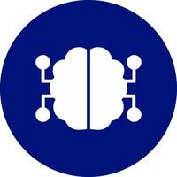 Neurons Circuit Creative Icon Design vector
