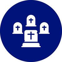 Graveyard Creative Icon Design vector
