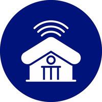 Smart Home Creative Icon Design vector