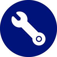 Wrench Creative Icon Design vector