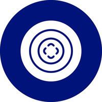 Bullseye Creative Icon Design vector